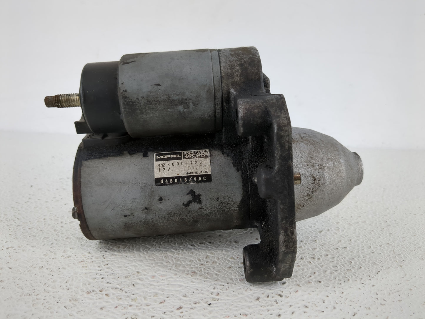 2018 Dodge Journey Car Starter Motor Solenoid OEM P/N:428000-7201 04801839AC Fits OEM Used Auto Parts - Oemusedautoparts1.co