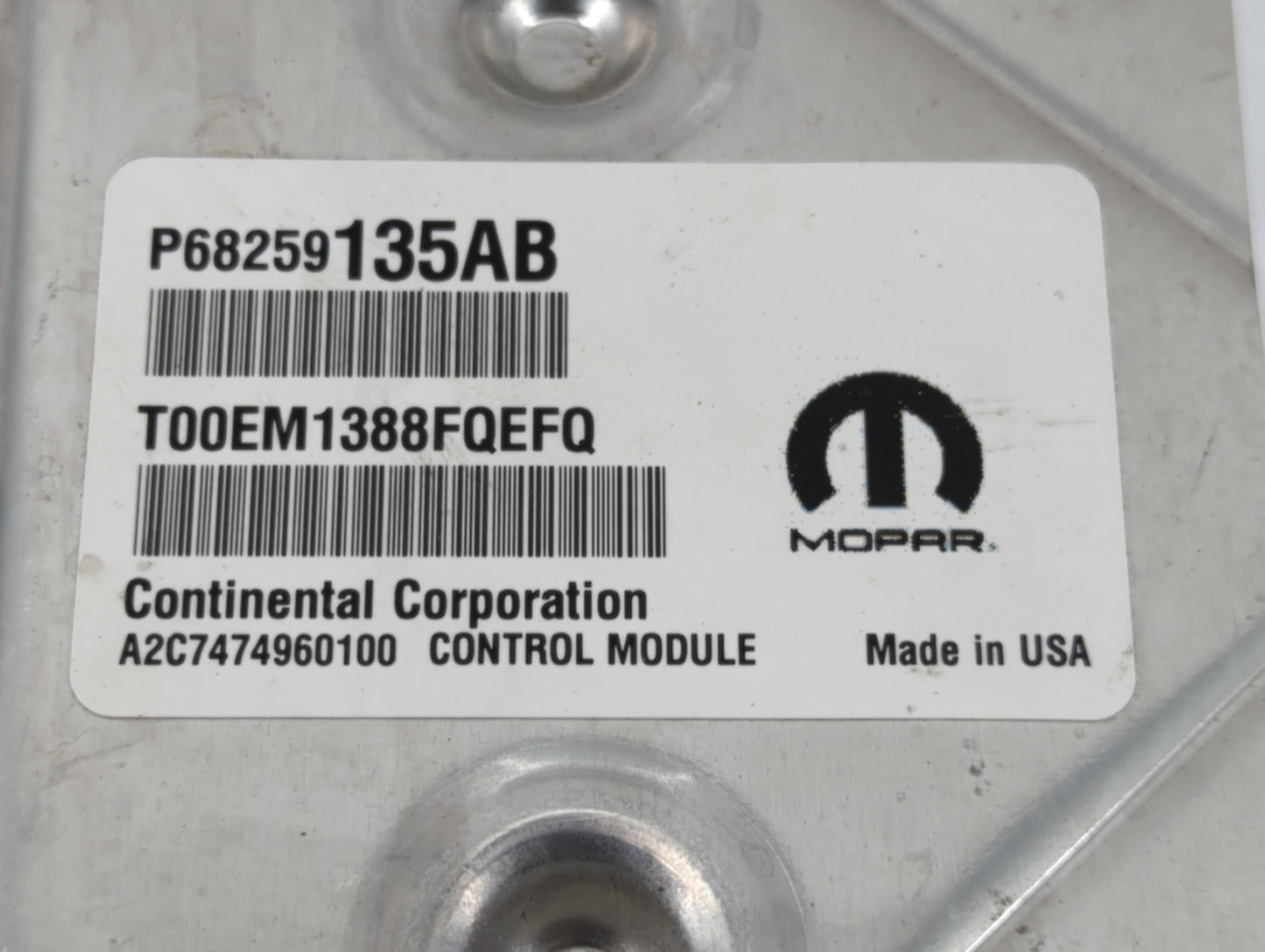 2016-2019 Dodge Journey PCM Engine Control Computer ECU ECM PCU OEM P/N:P682591355AB Fits Fits 2016 2017 2018 2019 OEM Used 