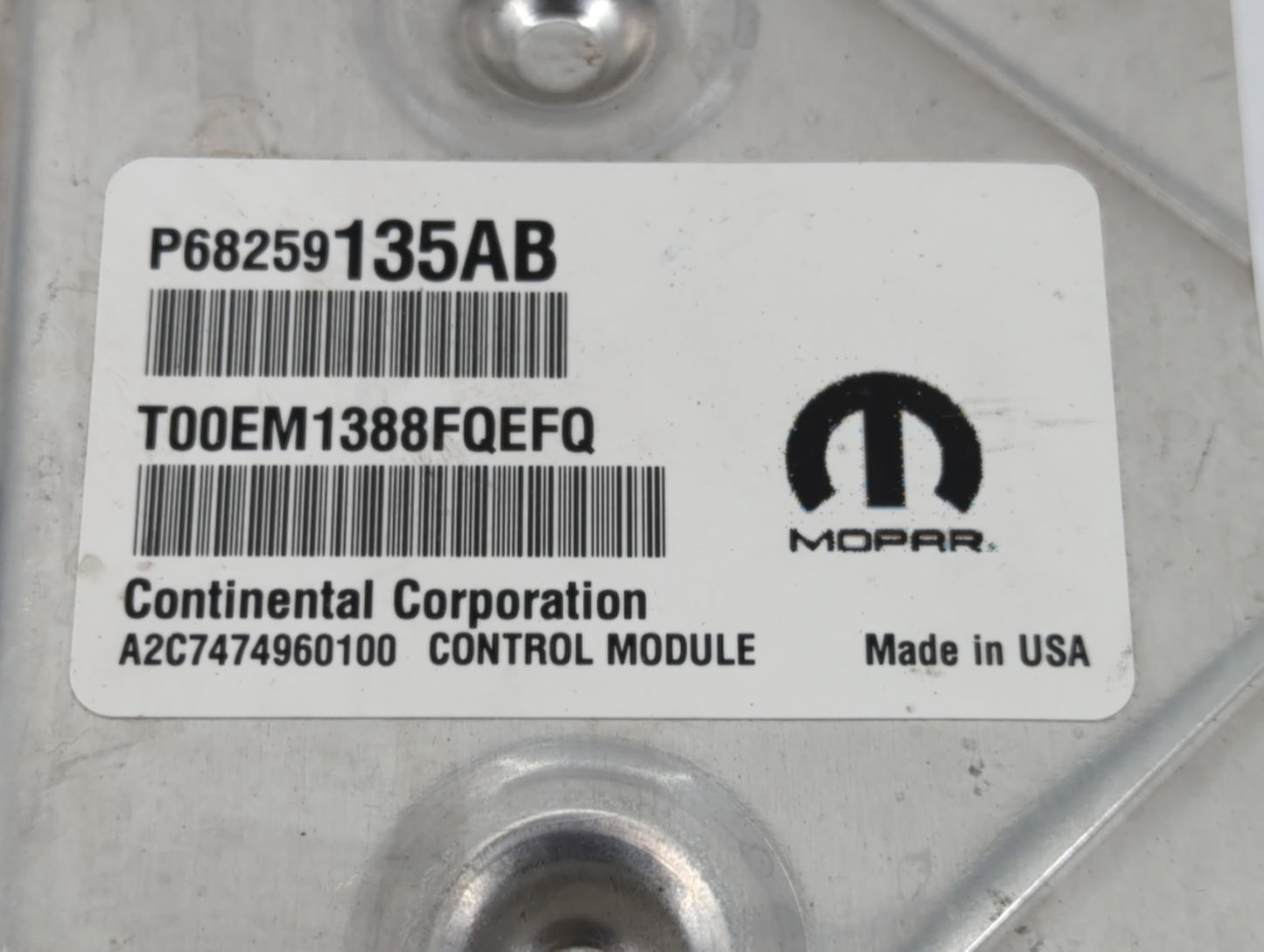 2016-2019 Dodge Journey PCM Engine Control Computer ECU ECM PCU OEM P/N:P682591355AB Fits Fits 2016 2017 2018 2019 OEM Used 