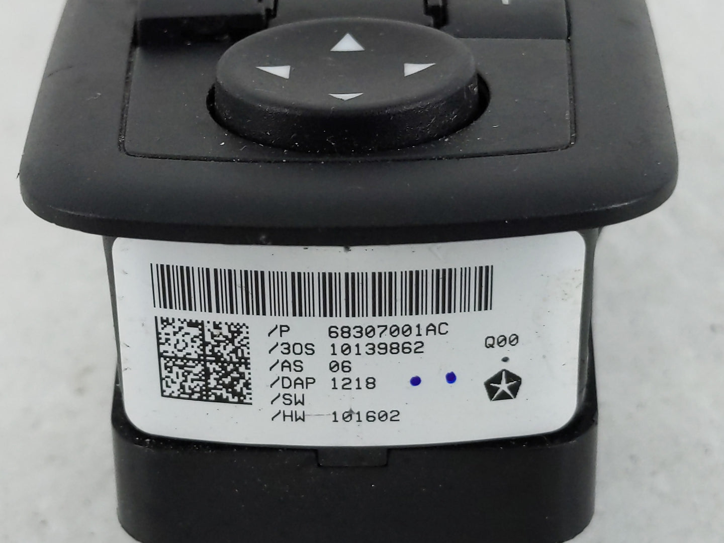 2018-2020 Dodge Journey Master Power Window Switch Replacement Driver Side Left P/N:68307001AC Fits Fits 2018 2019 2020 OEM 