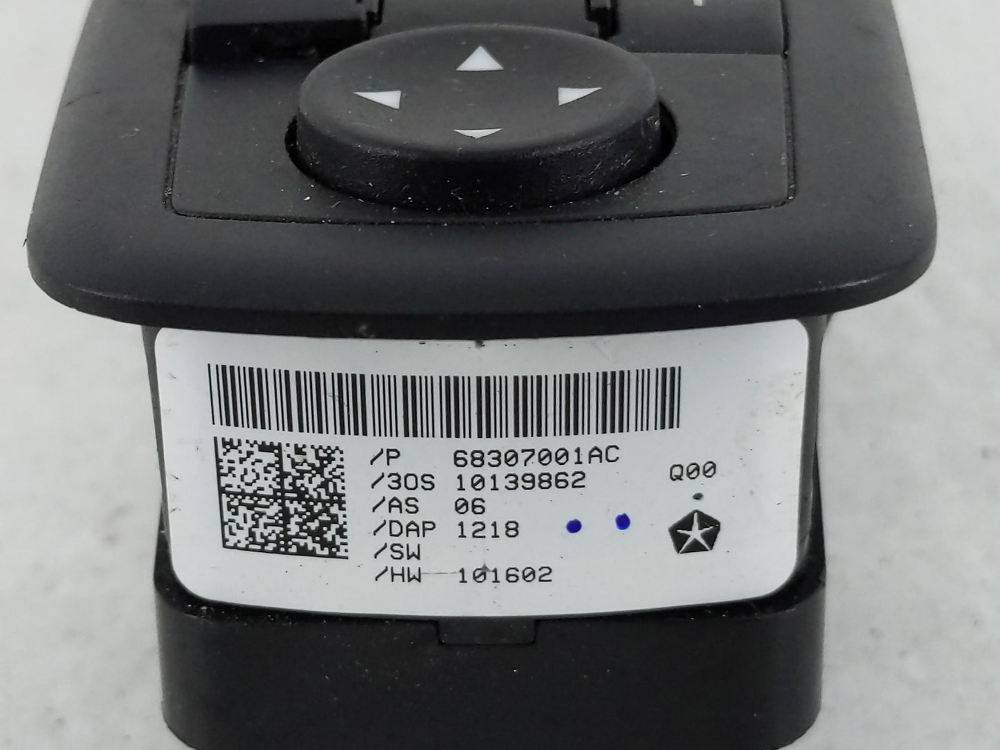 2018-2020 Dodge Journey Master Power Window Switch Replacement Driver Side Left P/N:68307001AC Fits Fits 2018 2019 2020 OEM 