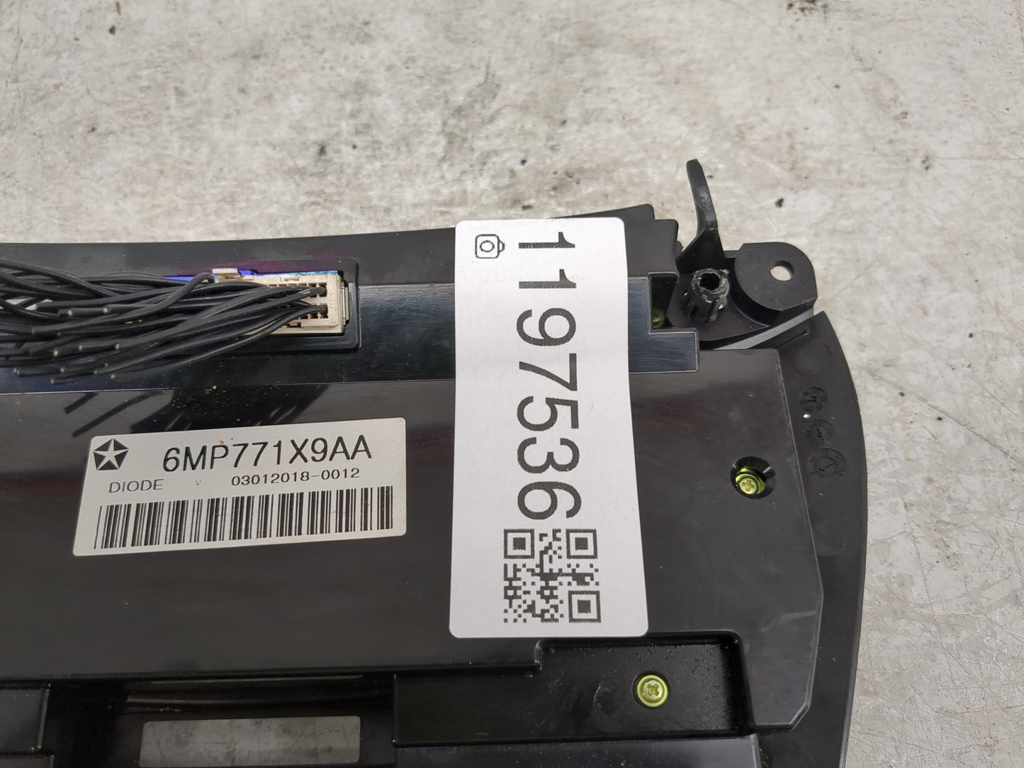 2018-2020 Dodge Journey Climate Control Module Temperature AC/Heater Replacement P/N:6MP771X9AA Fits Fits 2018 2019 2020 OEM