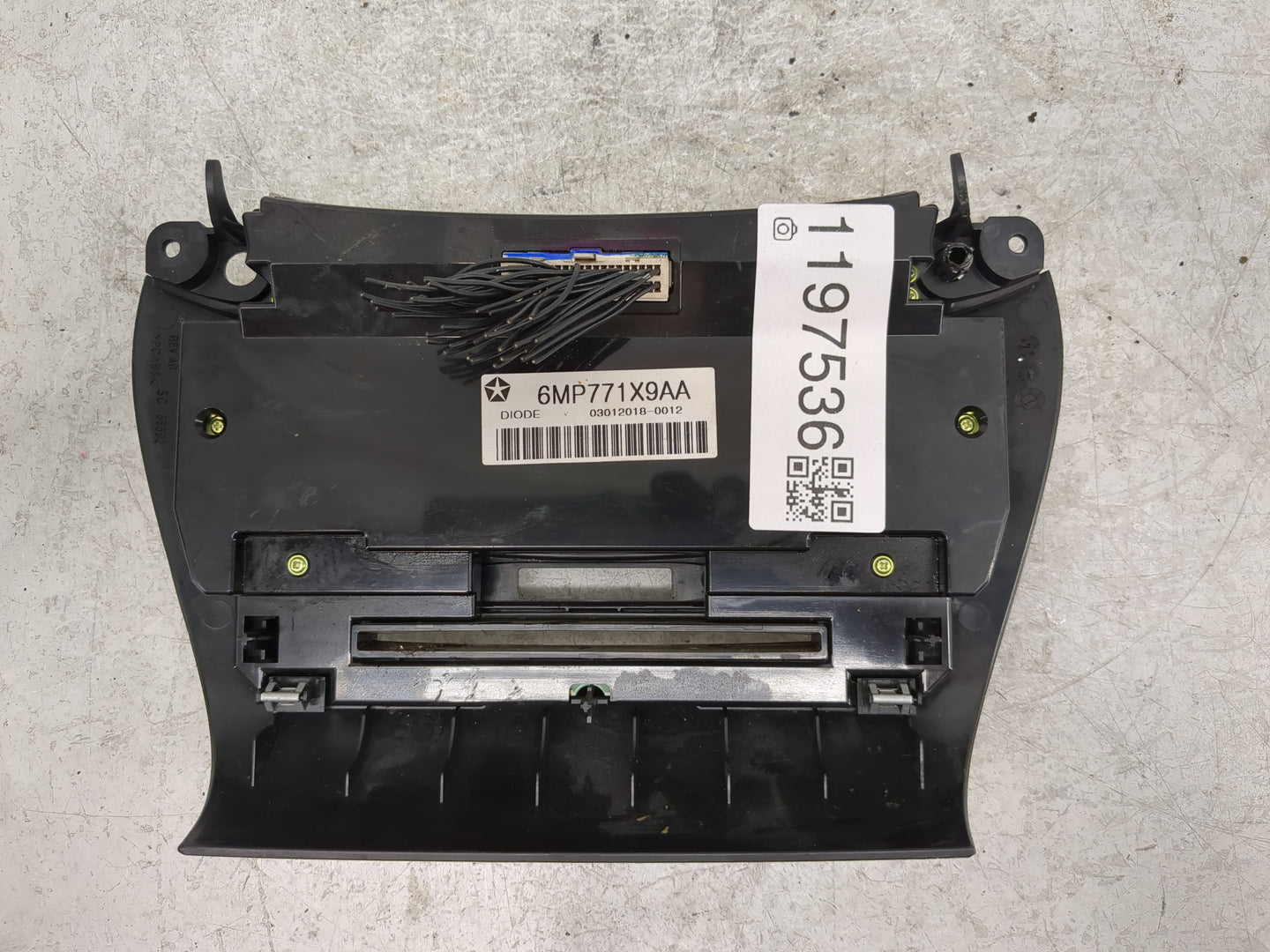 2018-2020 Dodge Journey Climate Control Module Temperature AC/Heater Replacement P/N:6MP771X9AA Fits Fits 2018 2019 2020 OEM