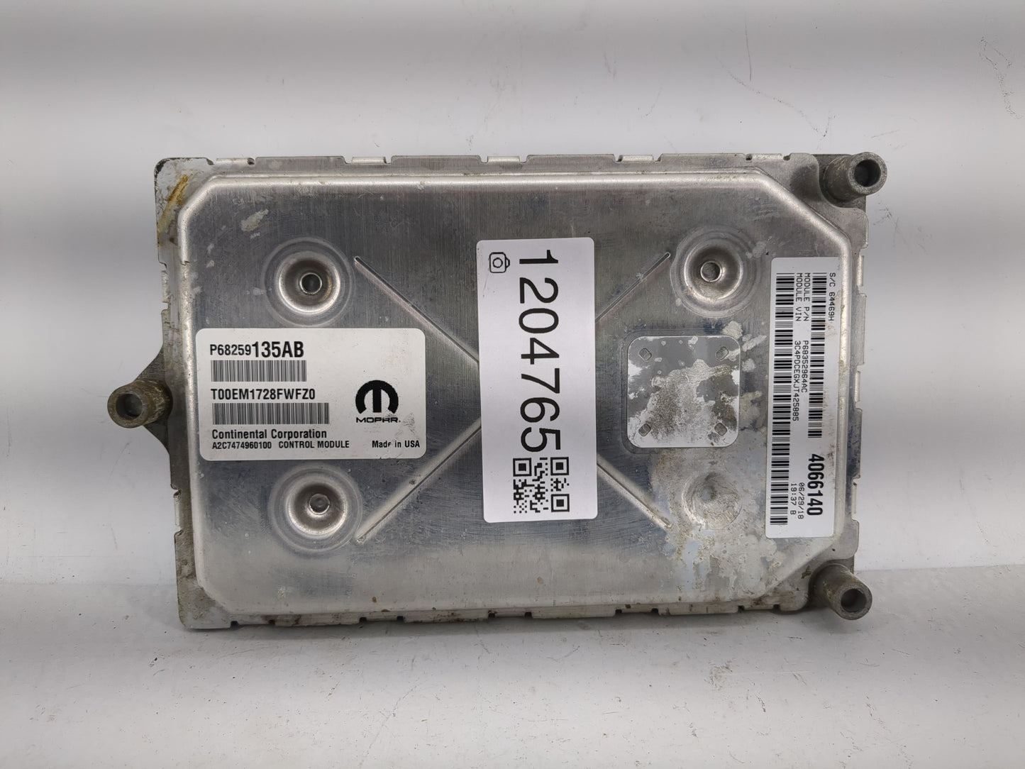 2016-2019 Dodge Journey PCM Engine Control Computer ECU ECM PCU OEM P/N:P68259135AB Fits Fits 2016 2017 2018 2019 OEM Used A