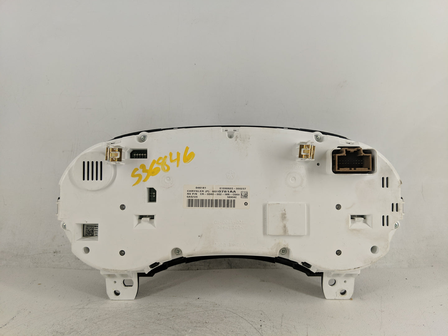 2018 Dodge Journey Instrument Cluster Speedometer Gauges P/N:68310781AA Fits OEM Used Auto Parts - Oemusedautoparts1.com