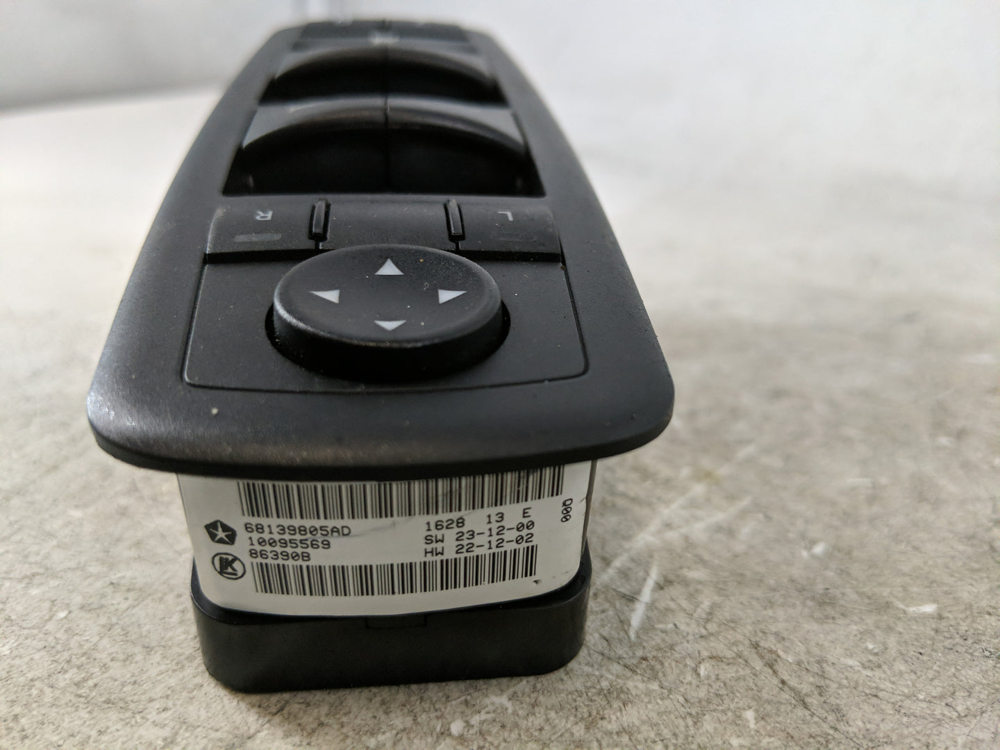2011-2019 Dodge Journey Master Power Window Switch Replacement Driver Side Left P/N:68139805AD Fits OEM Used Auto Parts - Oe