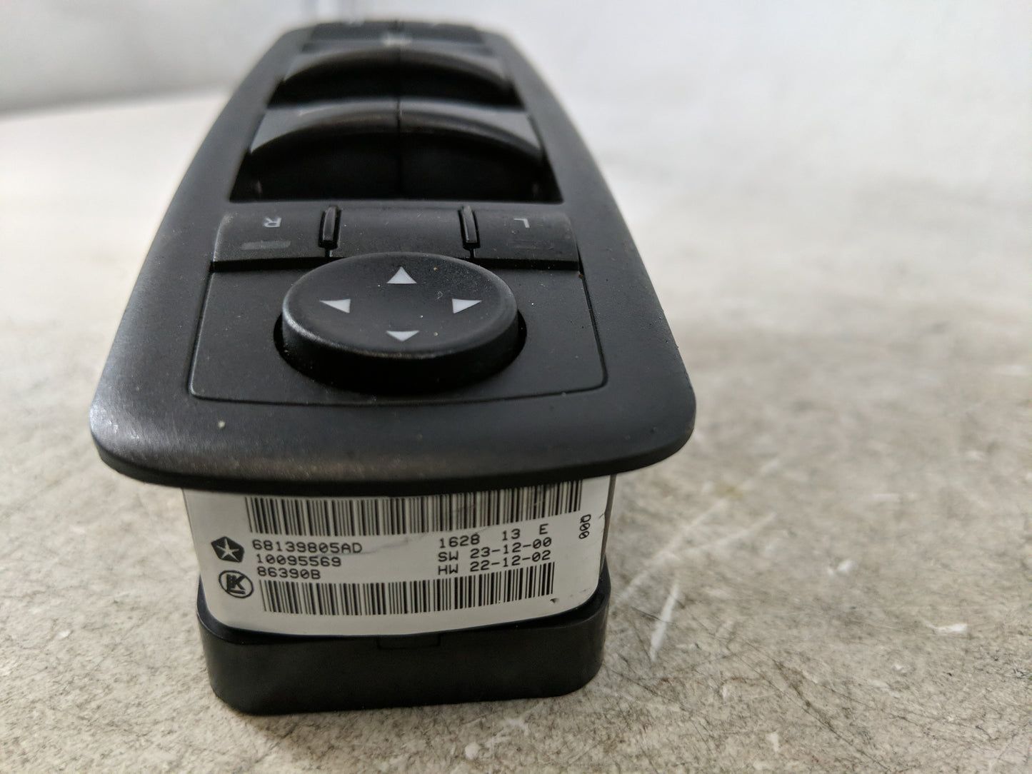 2011-2019 Dodge Journey Master Power Window Switch Replacement Driver Side Left P/N:68139805AD Fits OEM Used Auto Parts - Oe