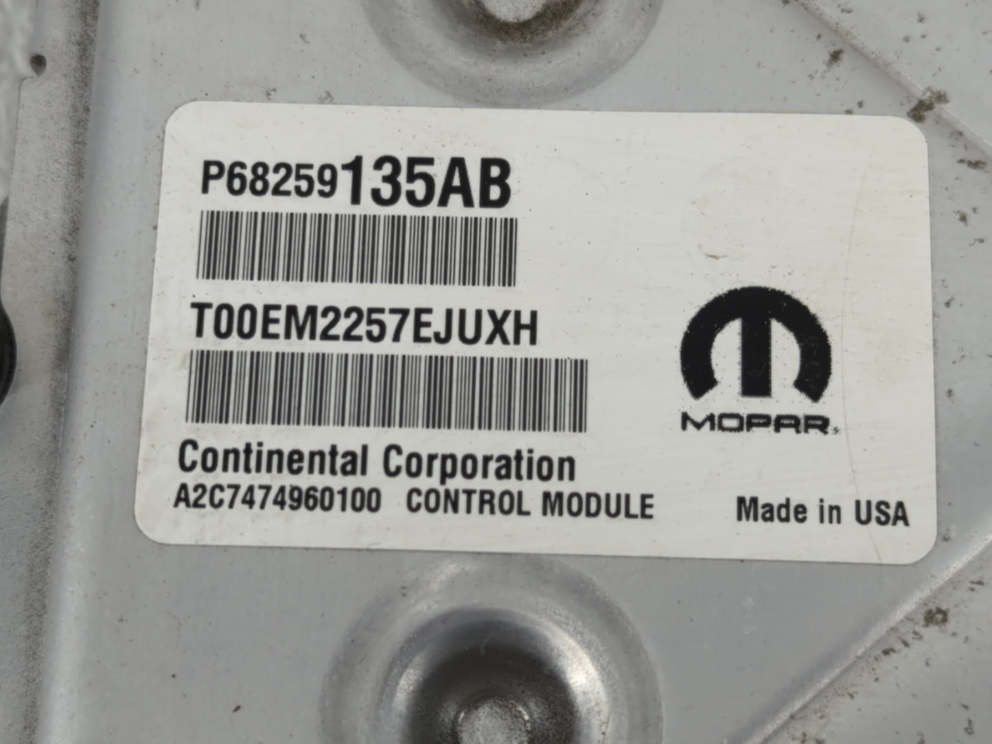 2016-2019 Dodge Journey PCM Engine Control Computer ECU ECM PCU OEM P/N:P68259135AB Fits Fits 2016 2017 2018 2019 OEM Used A