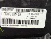 2018 Dodge Journey Tail Light Assembly Driver Left OEM P/N:04806369AF Fits OEM Used Auto Parts - Oemusedautoparts1.com