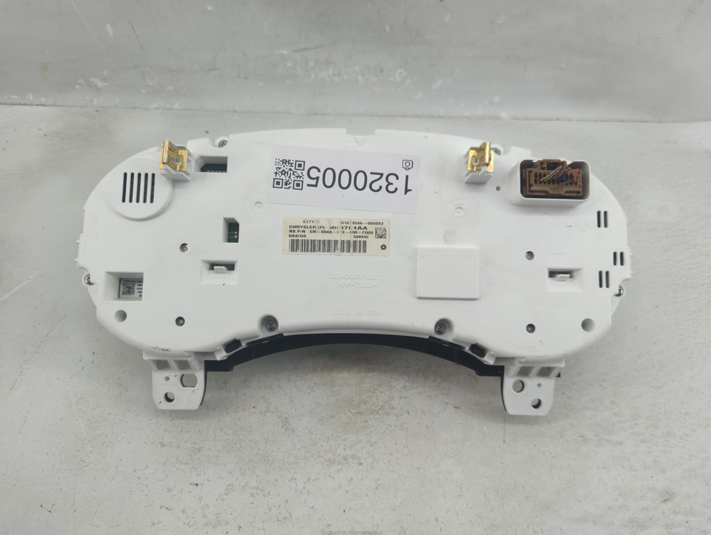 2018 Dodge Journey Instrument Cluster Speedometer Gauges P/N:68310781AA Fits OEM Used Auto Parts - Oemusedautoparts1.com