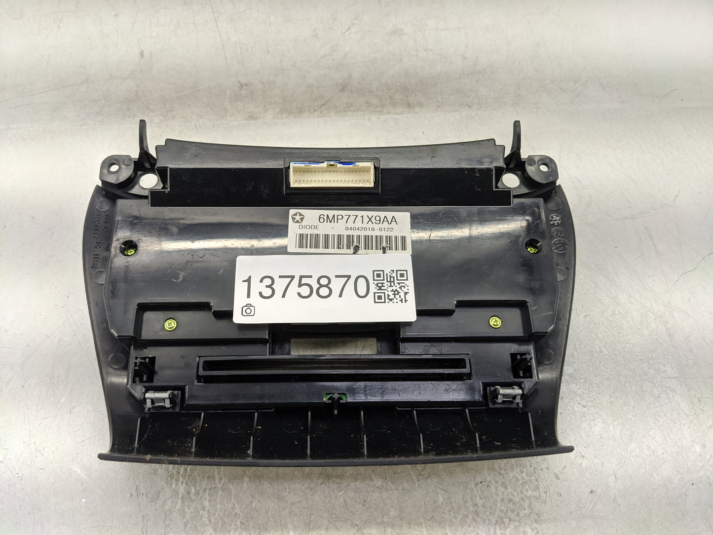 2018-2020 Dodge Journey Climate Control Module Temperature AC/Heater Replacement P/N:6MP771X9AA Fits Fits 2018 2019 2020 OEM