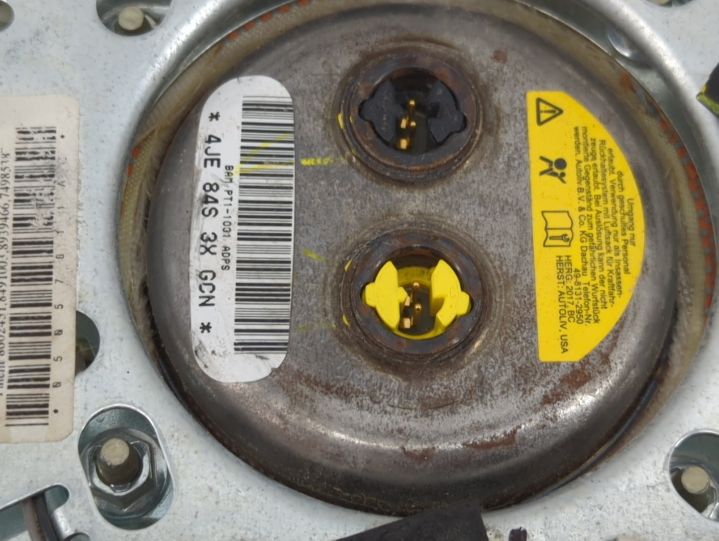 2020 Dodge Journey Air Bag Driver Left Steering Wheel Mounted Fits OEM Used Auto Parts - Oemusedautoparts1.com