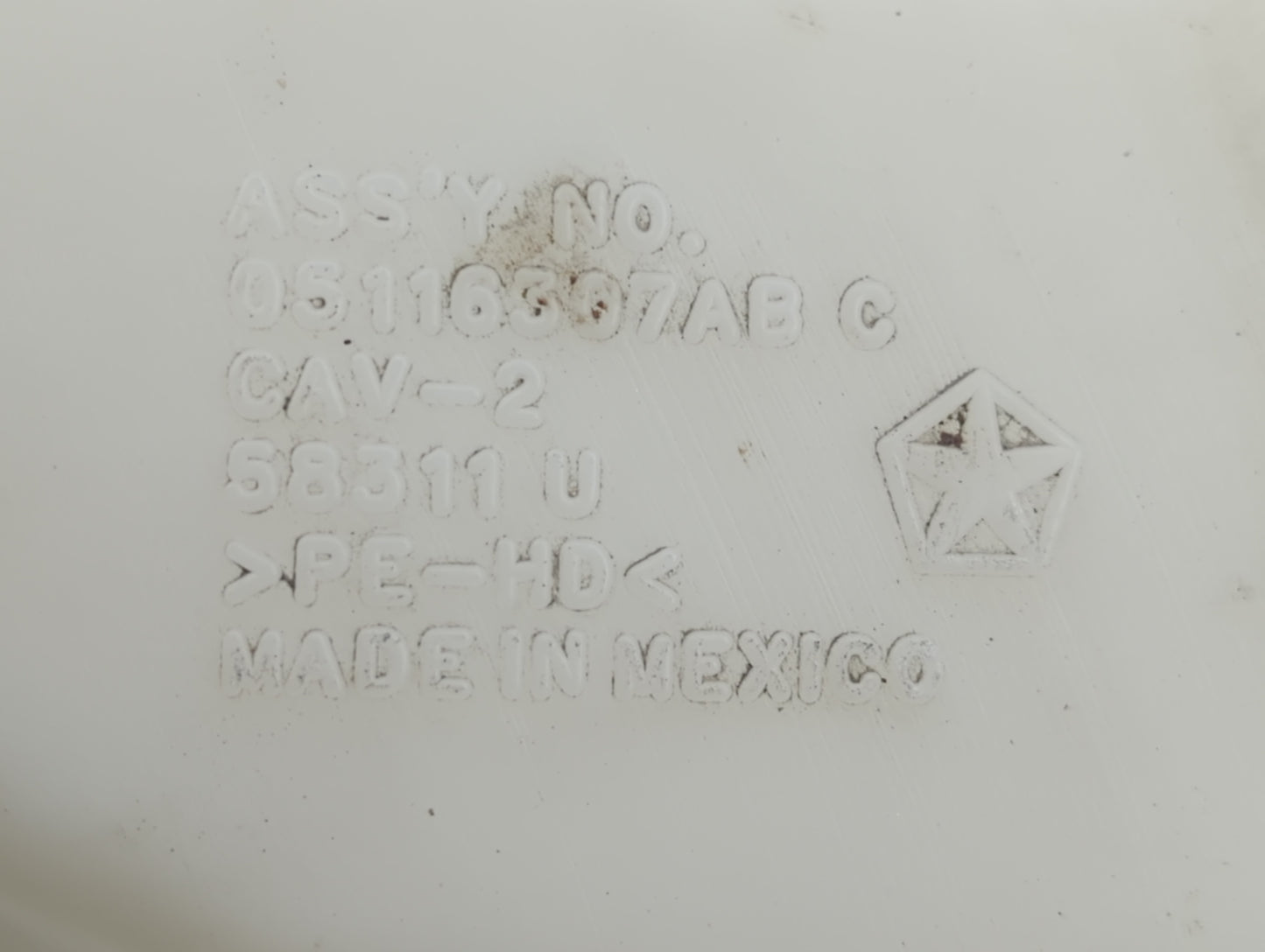 2018 Dodge Journey Windshield Washer Fluid Reservoir Bottle Oem - Oemusedautoparts1.com