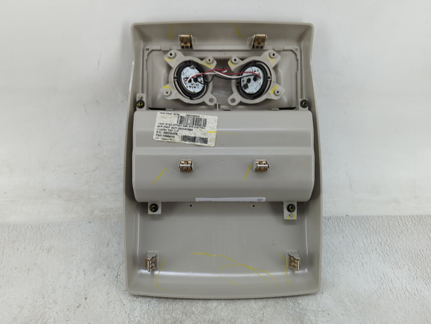 2012-2019 Dodge Journey Overhead Roof Console 1410426 - Oemusedautoparts1.com