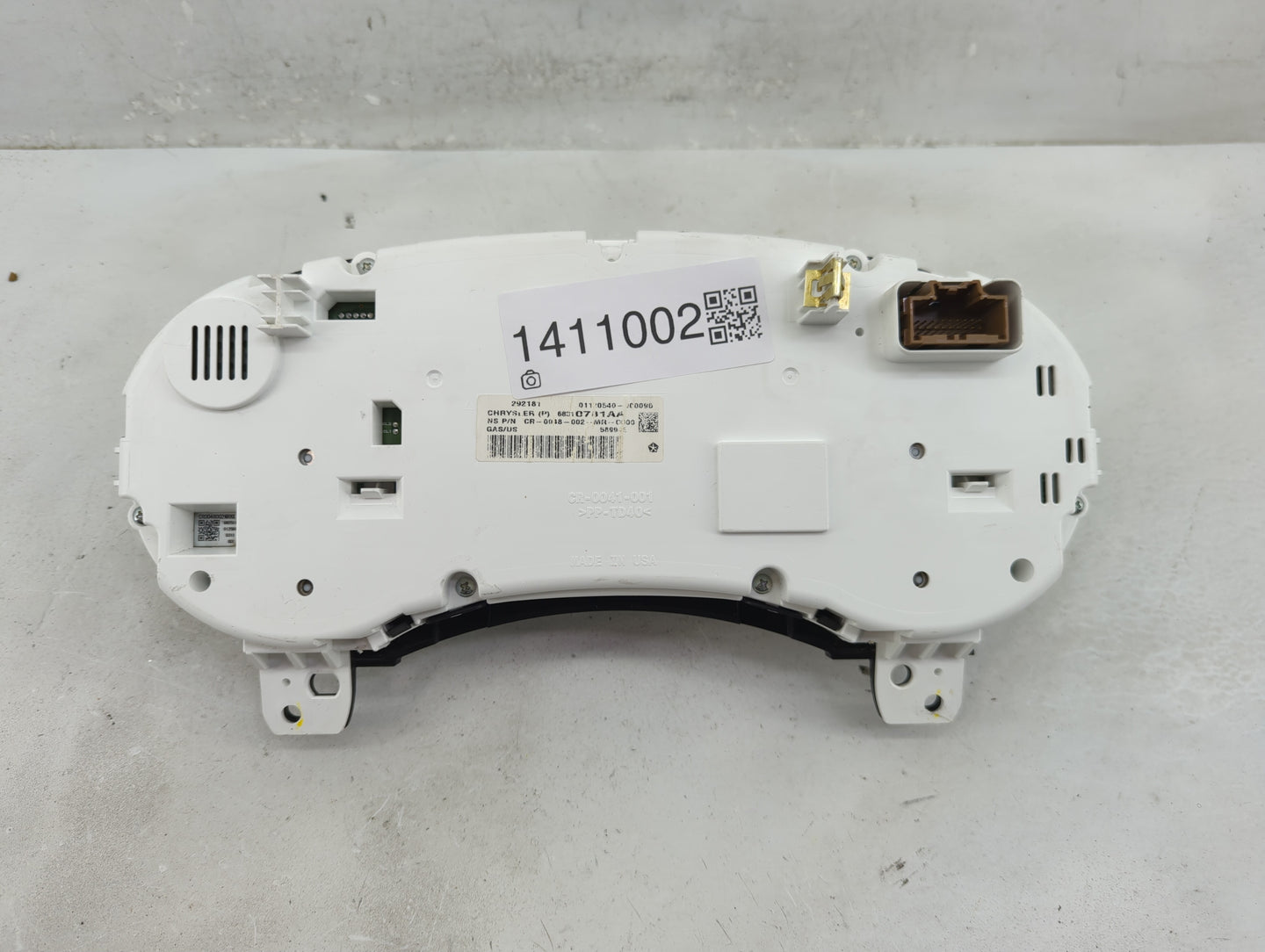 2018 Dodge Journey Instrument Cluster Speedometer Gauges P/N:68310781AA Fits OEM Used Auto Parts - Oemusedautoparts1.com