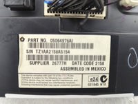 2018 Dodge Journey Information Display Screen - Oemusedautoparts1.com