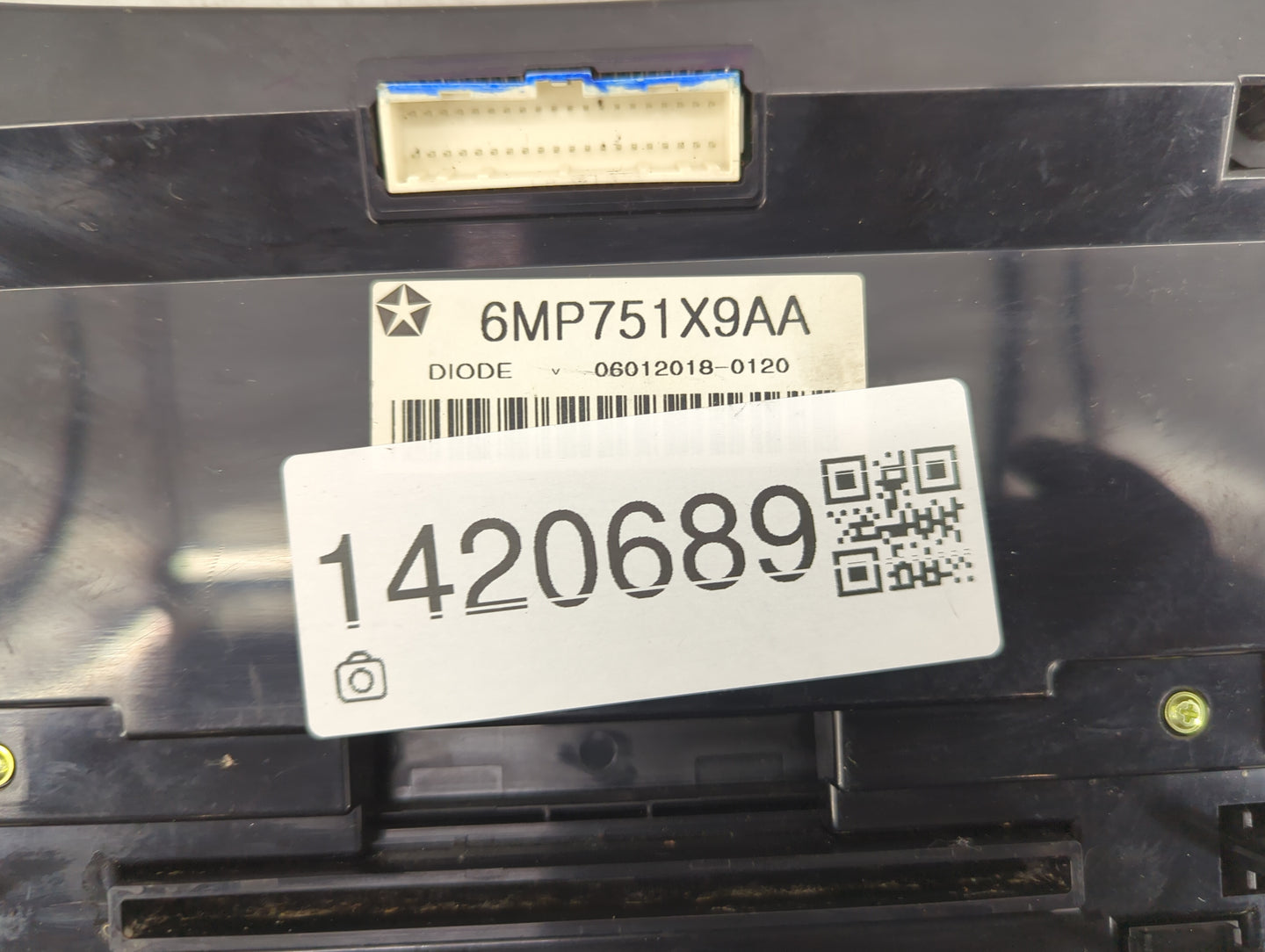 2018-2020 Dodge Journey Climate Control Module Temperature AC/Heater Replacement P/N:6MP751X9AA Fits Fits 2018 2019 2020 OEM