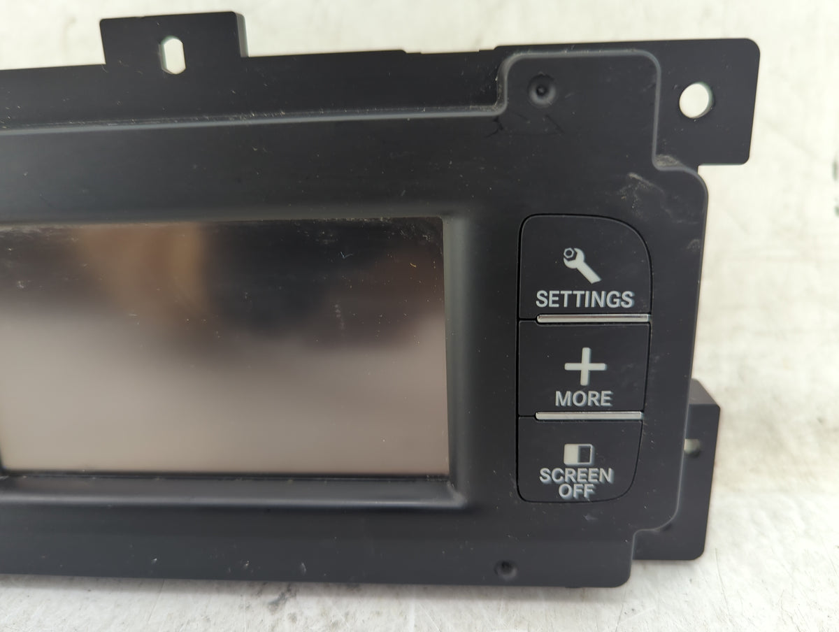 2018 Dodge Journey Information Radio Display Screen 1421265 - Oemusedautoparts1.com