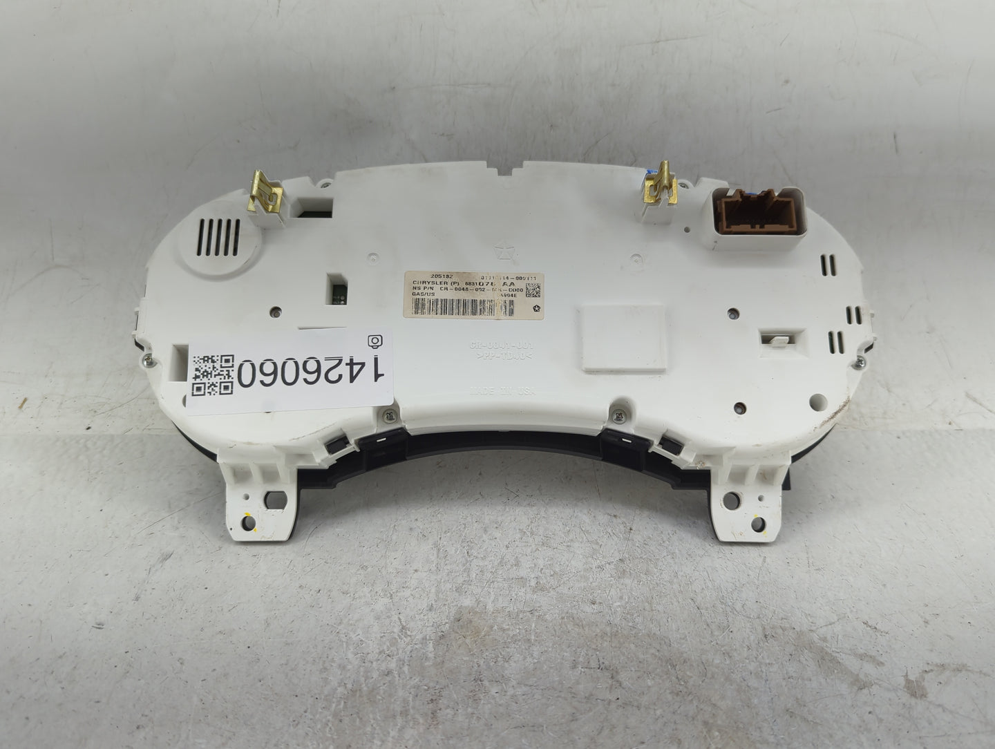 2018 Dodge Journey Instrument Cluster Speedometer Gauges P/N:68310781AA CR-0048-002 Fits OEM Used Auto Parts - Oemusedautopa