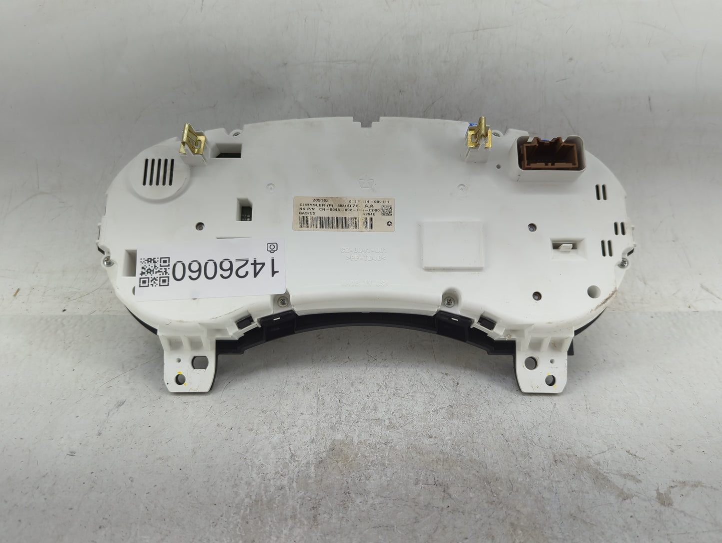 2018 Dodge Journey Instrument Cluster Speedometer Gauges P/N:68310781AA CR-0048-002 Fits OEM Used Auto Parts - Oemusedautopa