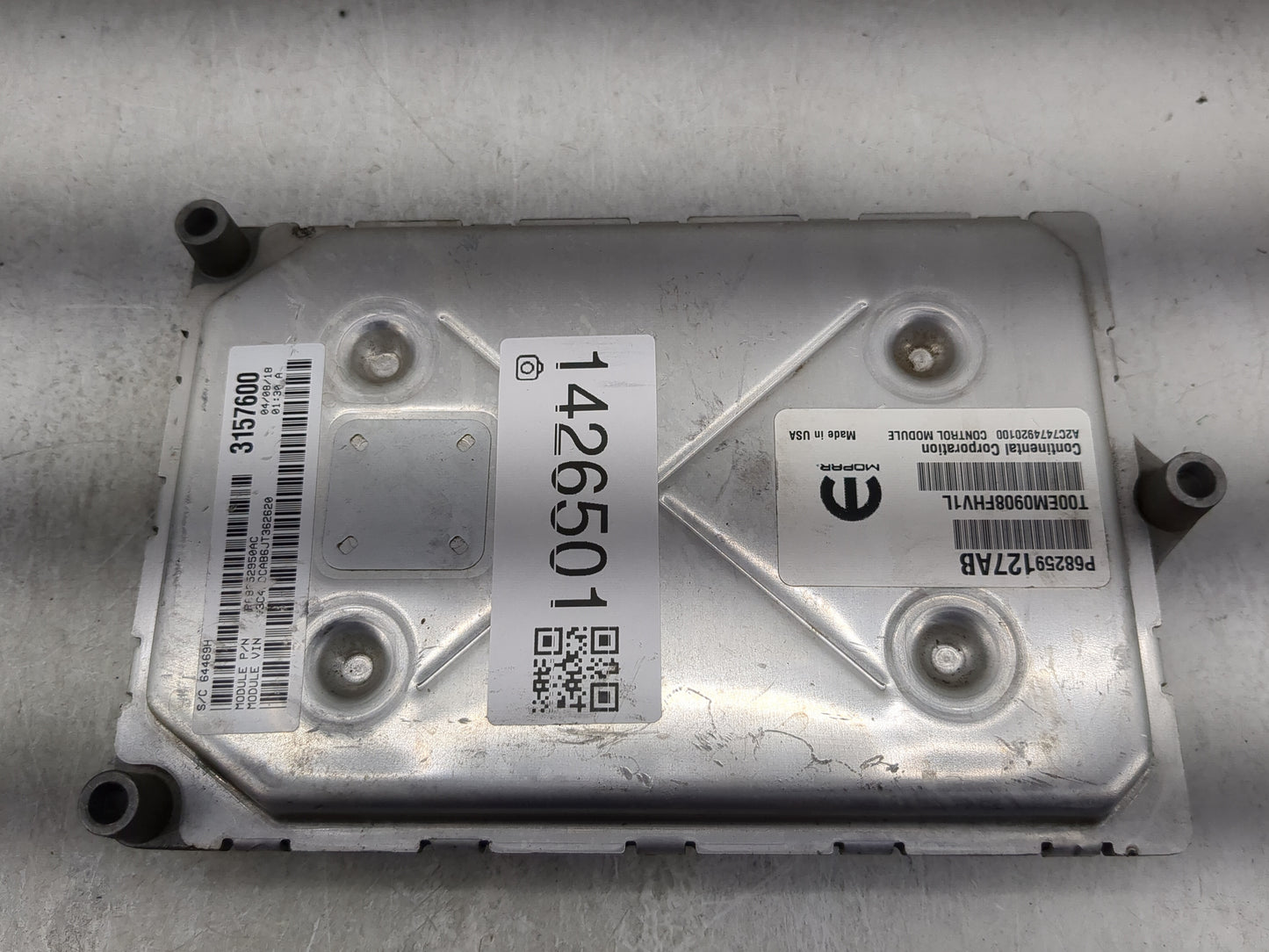 2016-2020 Dodge Journey PCM Engine Control Computer ECU ECM PCU OEM P/N:P68259127AB A2C74749201000 Fits OEM Used Auto Parts 
