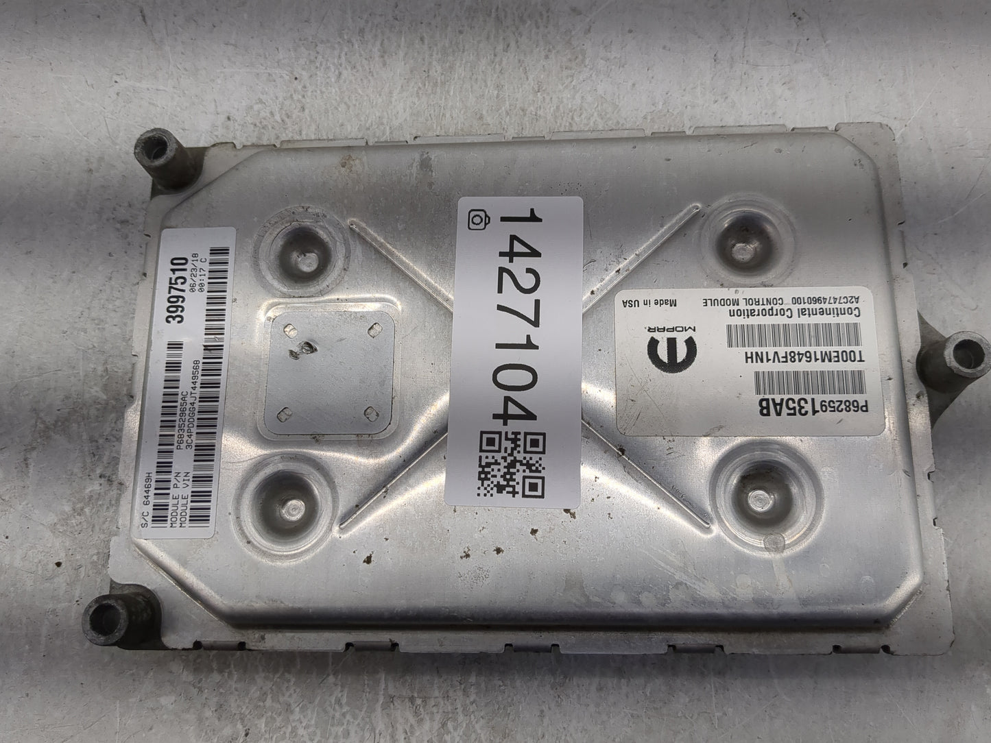 2016-2019 Dodge Journey PCM Engine Control Computer ECU ECM PCU OEM P/N:P68259135AB A2C7474960100 Fits Fits 2016 2017 2018 2