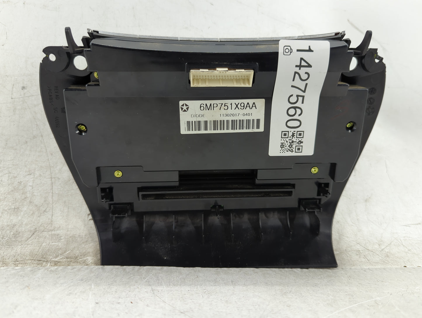 2018-2020 Dodge Journey Climate Control Module Temperature AC/Heater Replacement P/N:6MP751X9AA Fits Fits 2018 2019 2020 OEM