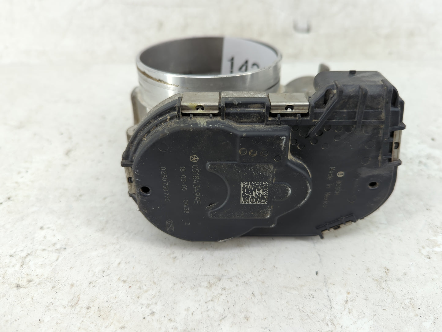 2011-2019 Dodge Journey Throttle Body P/N:0 280 750 770 05184349AE Fits OEM Used Auto Parts - Oemusedautoparts1.com