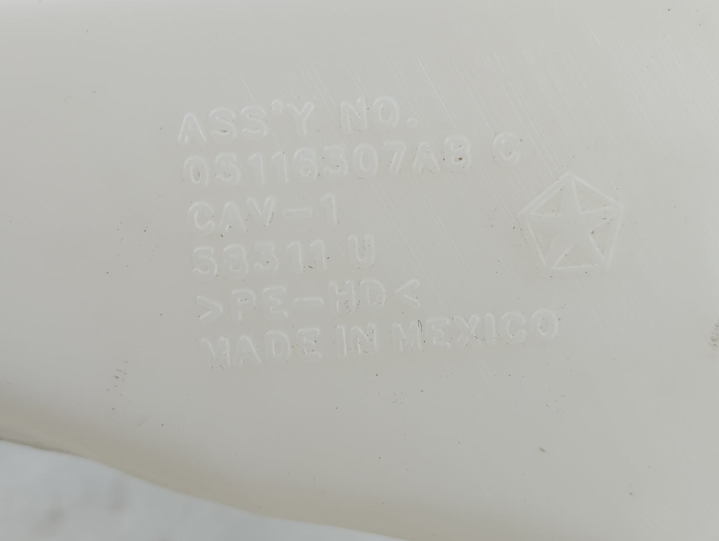 2018 Dodge Journey Windshield Washer Fluid Reservoir Bottle Oem - Oemusedautoparts1.com