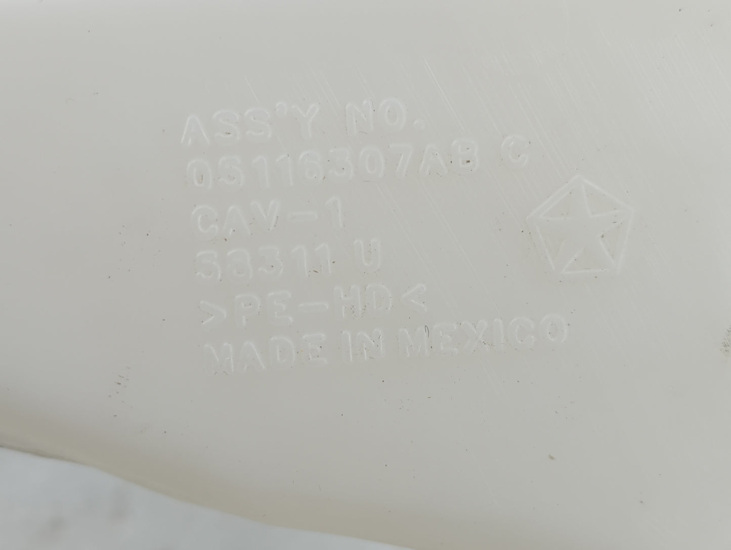2018 Dodge Journey Windshield Washer Fluid Reservoir Bottle Oem - Oemusedautoparts1.com