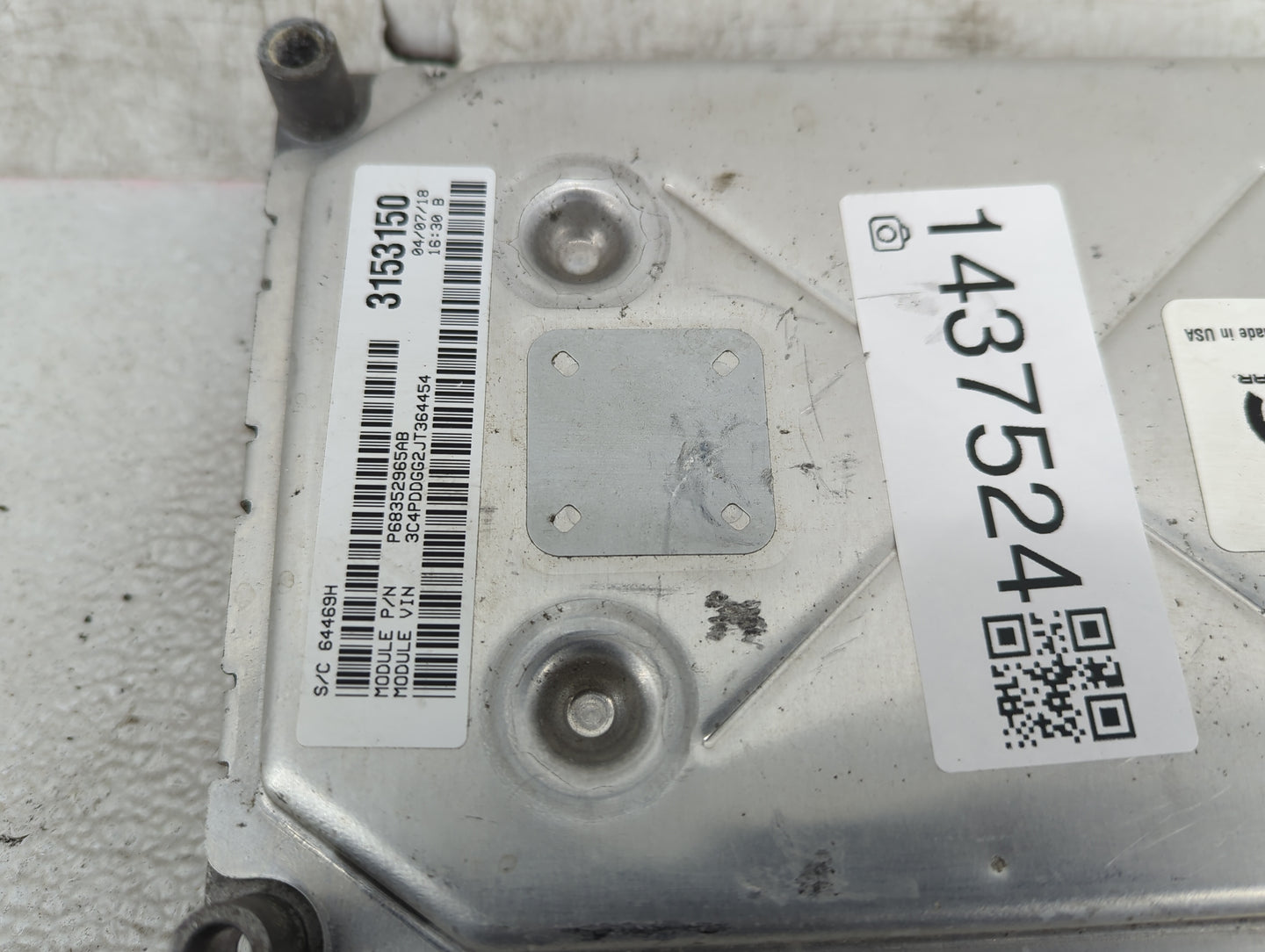 2016-2019 Dodge Journey PCM Engine Control Computer ECU ECM PCU OEM P/N:P68352965AB T00EM0908FHTKG Fits Fits 2016 2017 2018 