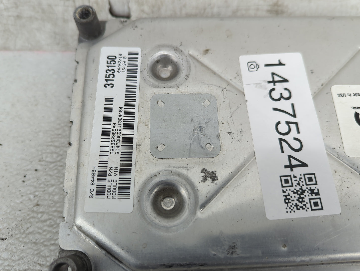 2016-2019 Dodge Journey PCM Engine Control Computer ECU ECM PCU OEM P/N:P68352965AB T00EM0908FHTKG Fits Fits 2016 2017 2018 