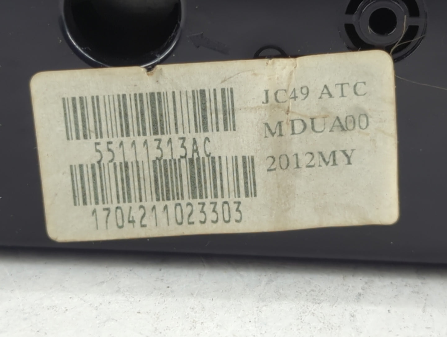 2011-2020 Dodge Journey Climate Control Module Temperature AC/Heater Replacement P/N:55111313AC Fits OEM Used Auto Parts - O