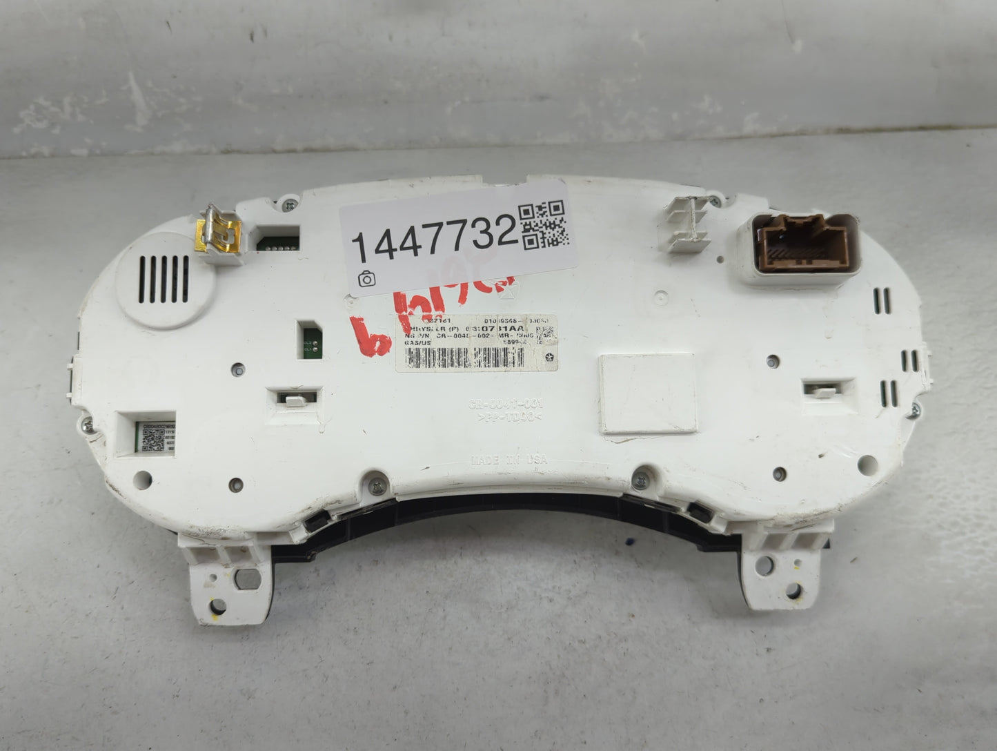 2018 Dodge Journey Instrument Cluster Speedometer Gauges Fits OEM Used Auto Parts - Oemusedautoparts1.com