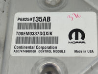 2016-2019 Dodge Journey PCM Engine Control Computer ECU ECM PCU OEM P/N:P68259135AB T00EM0337DQXIK Fits Fits 2016 2017 2018 