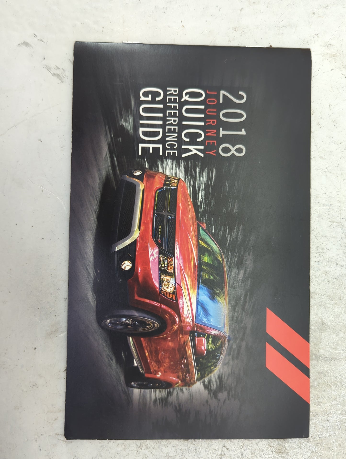 2018 Dodge Journey Owners Manual Book Guide P/N:18JC-926-AA 18JC-QRG-AA OEM Used Auto Parts - Oemusedautoparts1.com
