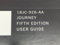 2018 Dodge Journey Owners Manual Book Guide P/N:18JC-926-AA 18JC-QRG-AA OEM Used Auto Parts - Oemusedautoparts1.com