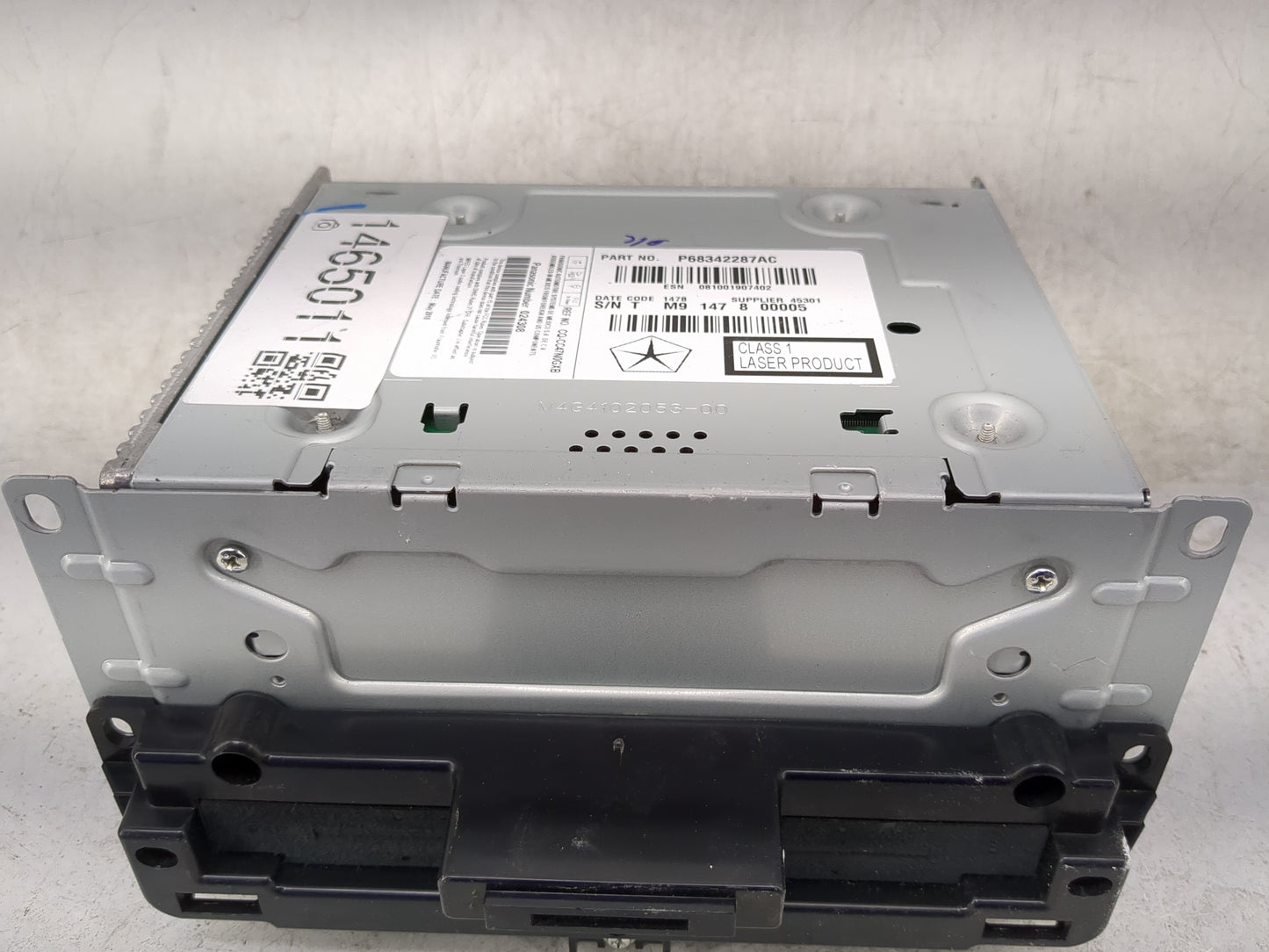 2018-2020 Dodge Journey Radio AM FM Cd Player Receiver Replacement P/N:P68342287AC Fits Fits 2018 2019 2020 OEM Used Auto Pa