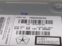 2018-2020 Dodge Journey Radio AM FM Cd Player Receiver Replacement P/N:P68342287AC Fits Fits 2018 2019 2020 OEM Used Auto Pa