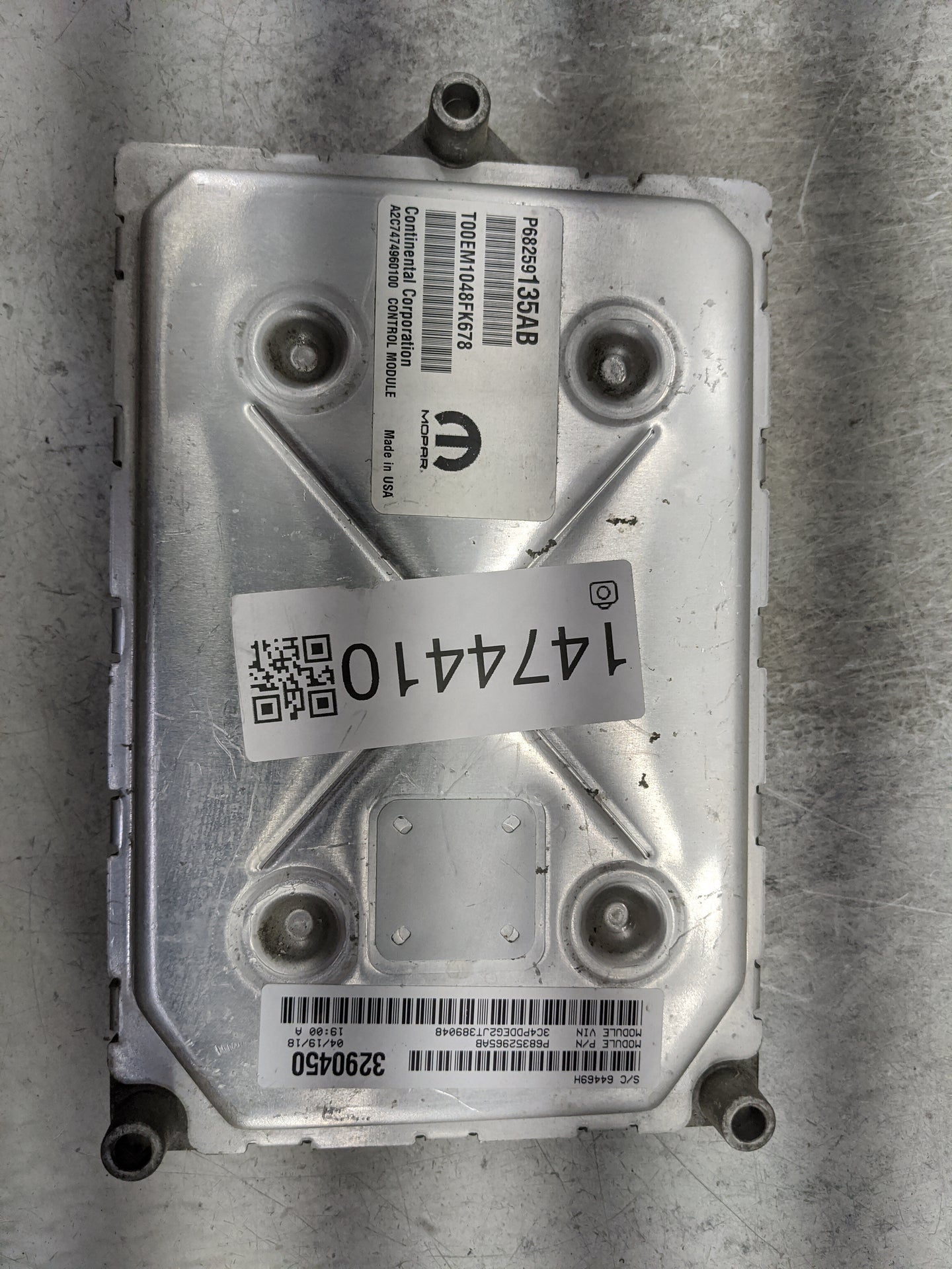 2016-2019 Dodge Journey PCM Engine Control Computer ECU ECM PCU OEM P/N:P68259135AB T00EM1048FK678 Fits Fits 2016 2017 2018 