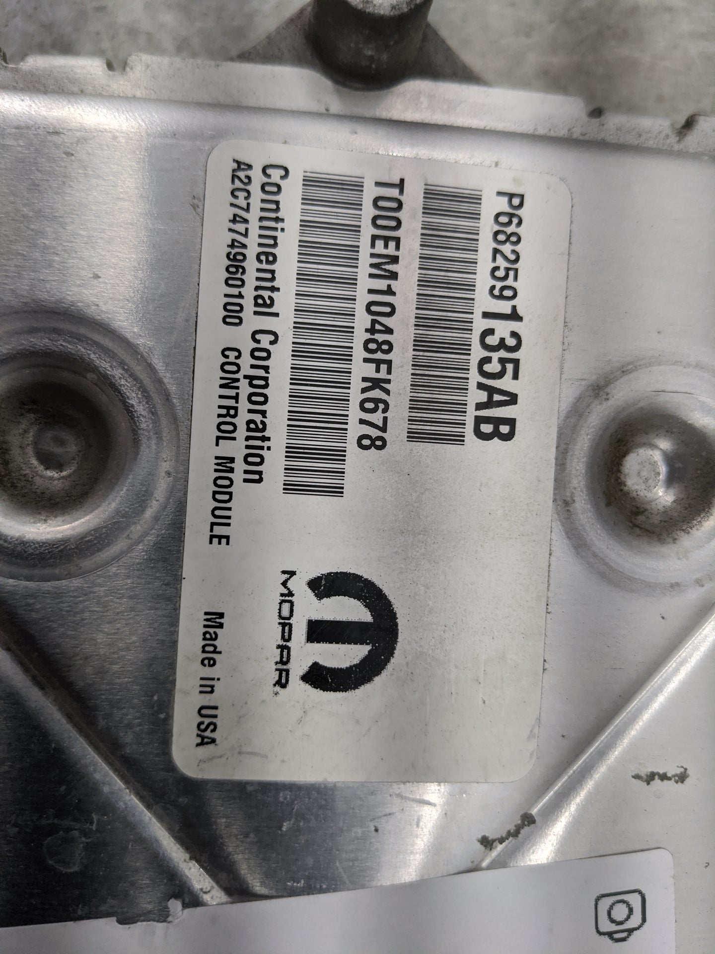2016-2019 Dodge Journey PCM Engine Control Computer ECU ECM PCU OEM P/N:P68259135AB T00EM1048FK678 Fits Fits 2016 2017 2018 