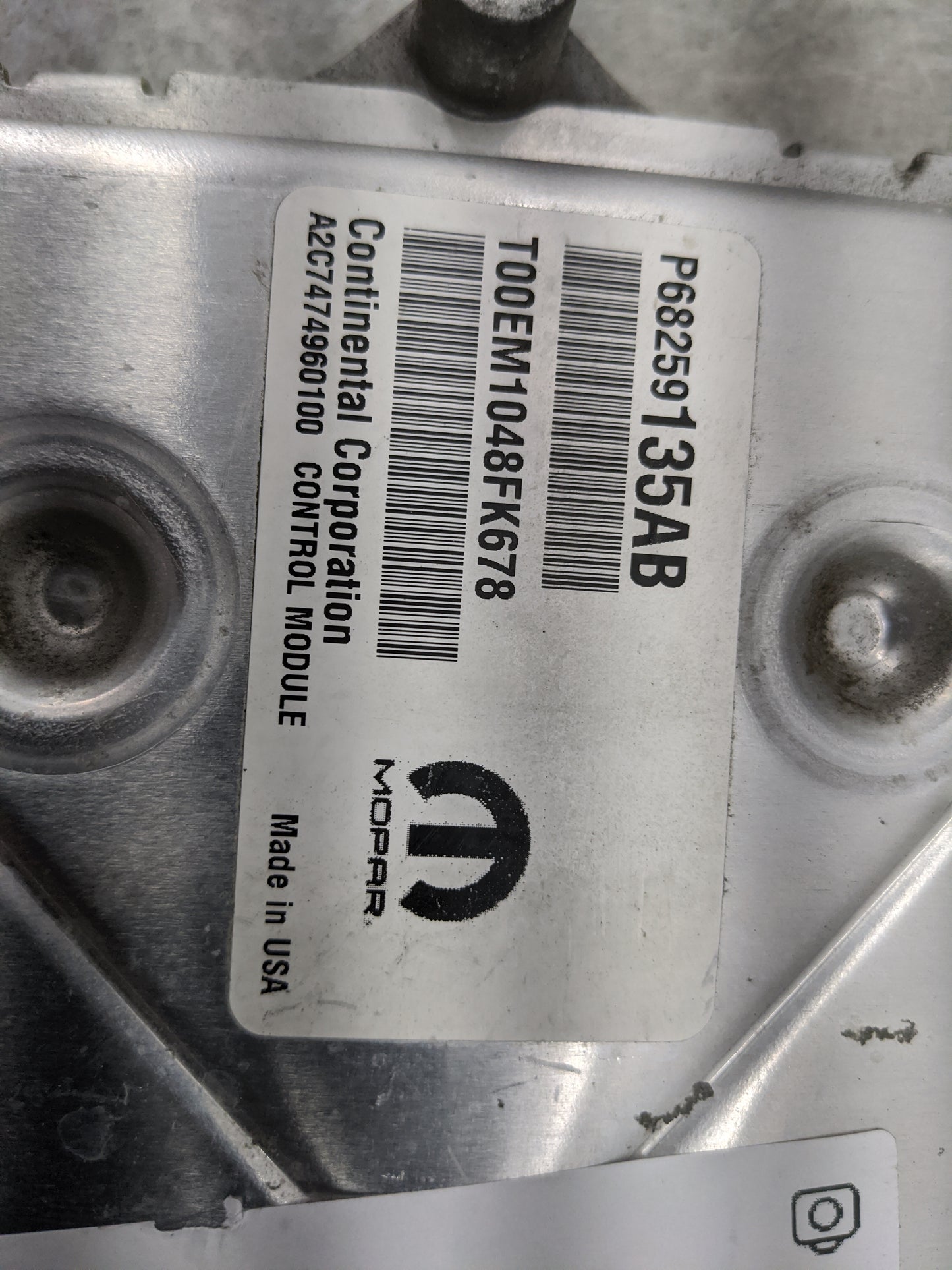 2016-2019 Dodge Journey PCM Engine Control Computer ECU ECM PCU OEM P/N:P68259135AB T00EM1048FK678 Fits Fits 2016 2017 2018 