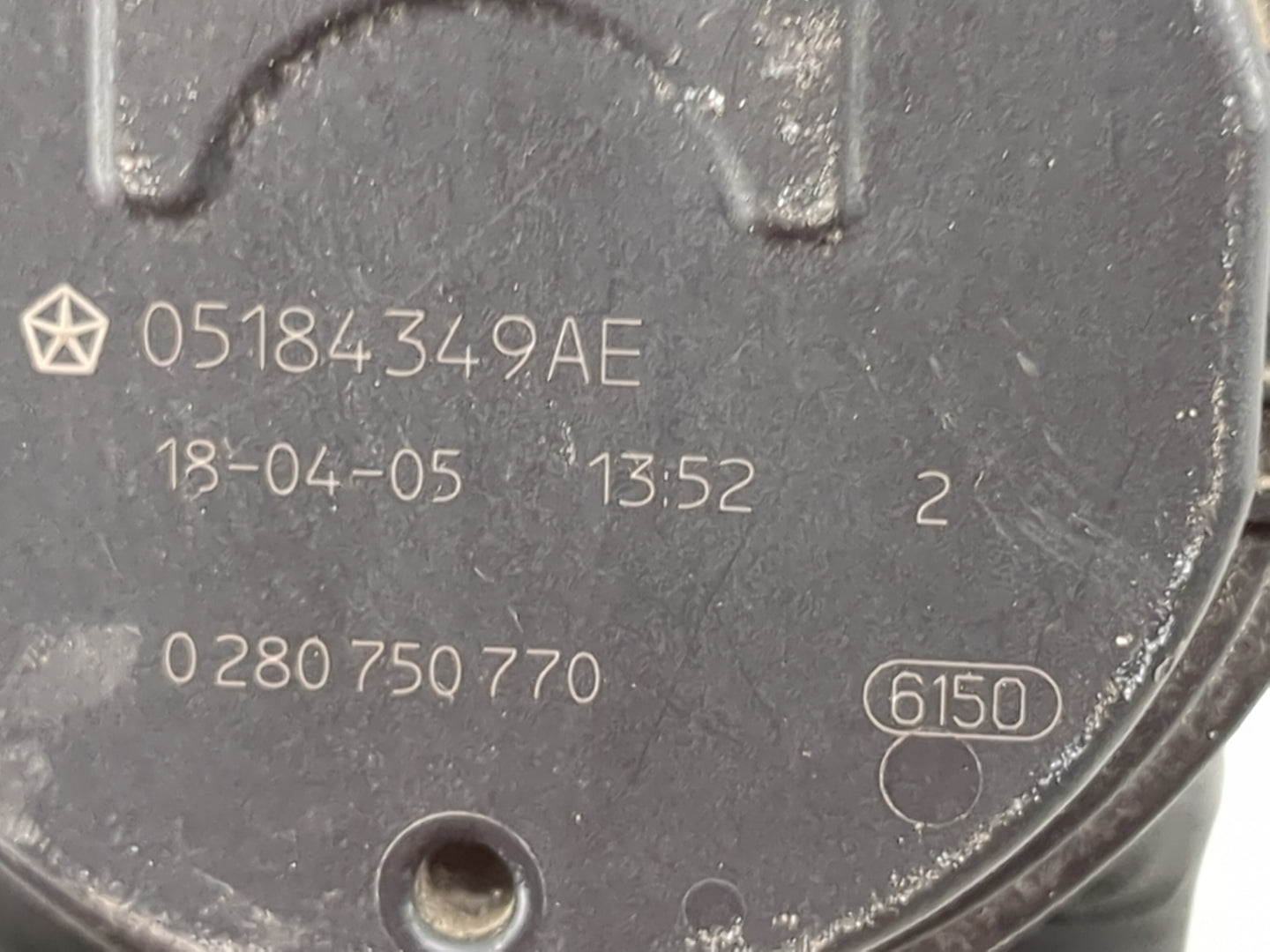 2011-2019 Dodge Journey Throttle Body P/N:05184349AE 0280750770 Fits OEM Used Auto Parts - Oemusedautoparts1.com