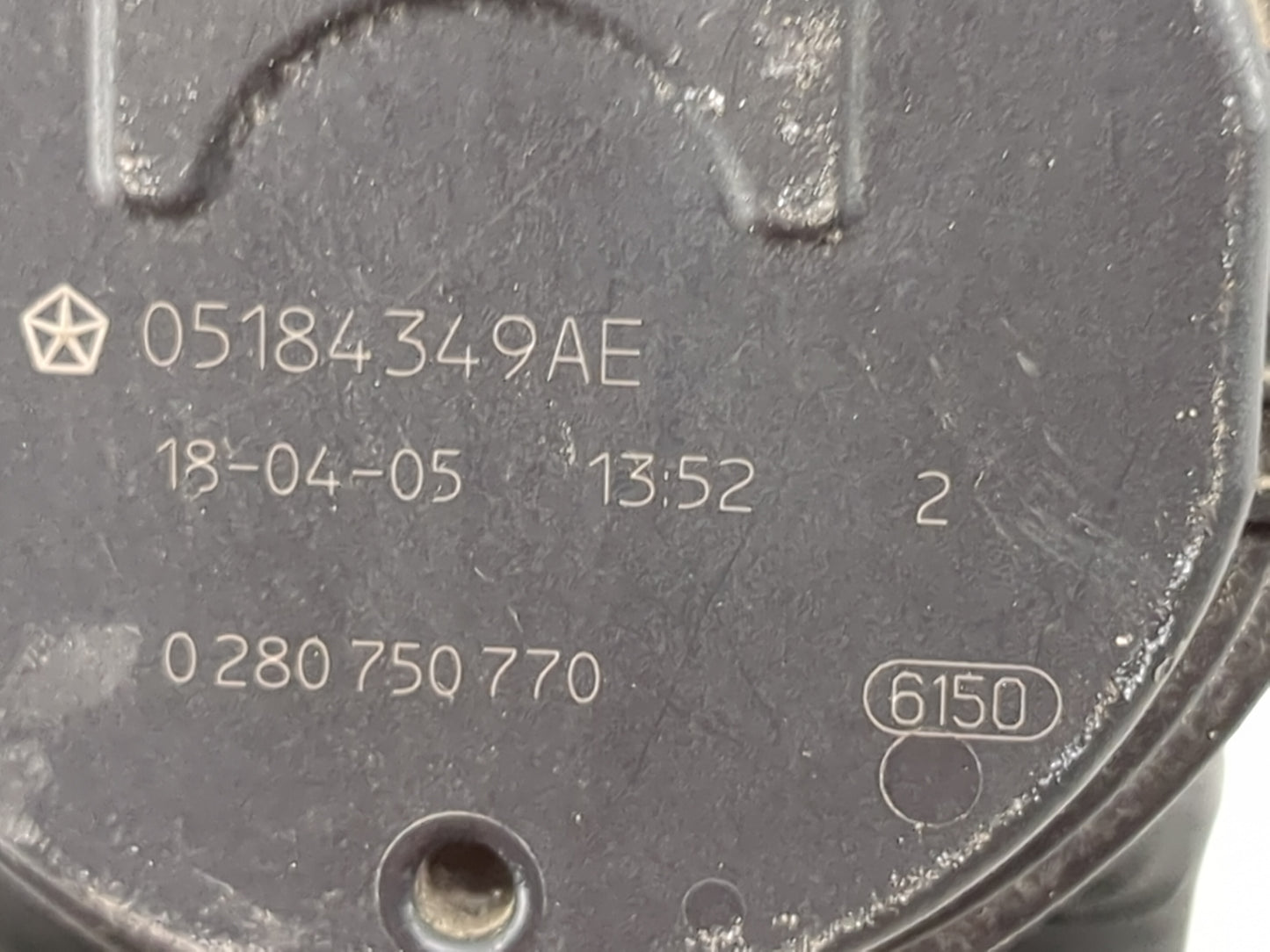 2011-2019 Dodge Journey Throttle Body P/N:05184349AE 0280750770 Fits OEM Used Auto Parts - Oemusedautoparts1.com