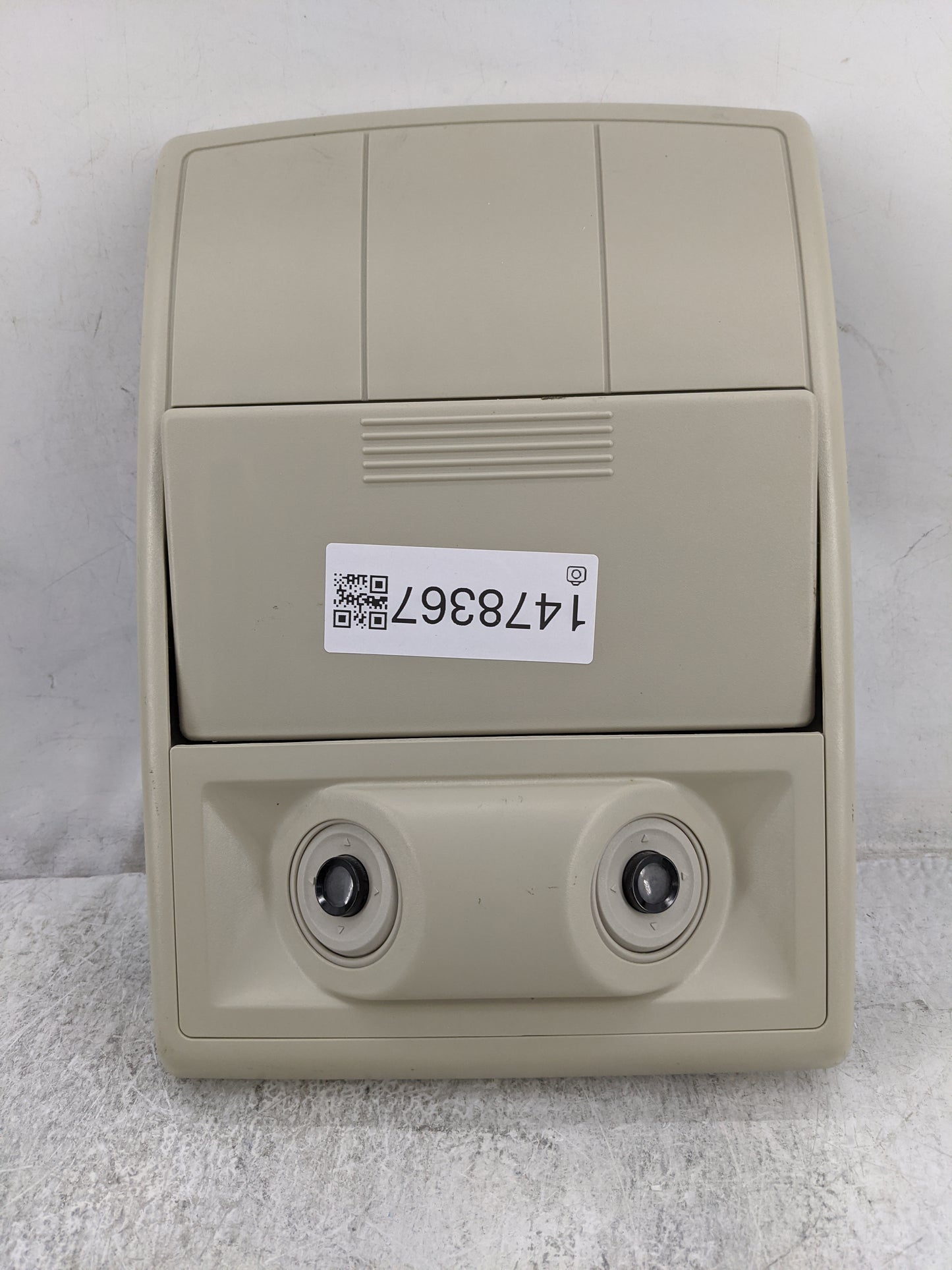 2018 Dodge Journey Overhead Roof Console Tan - Oemusedautoparts1.com
