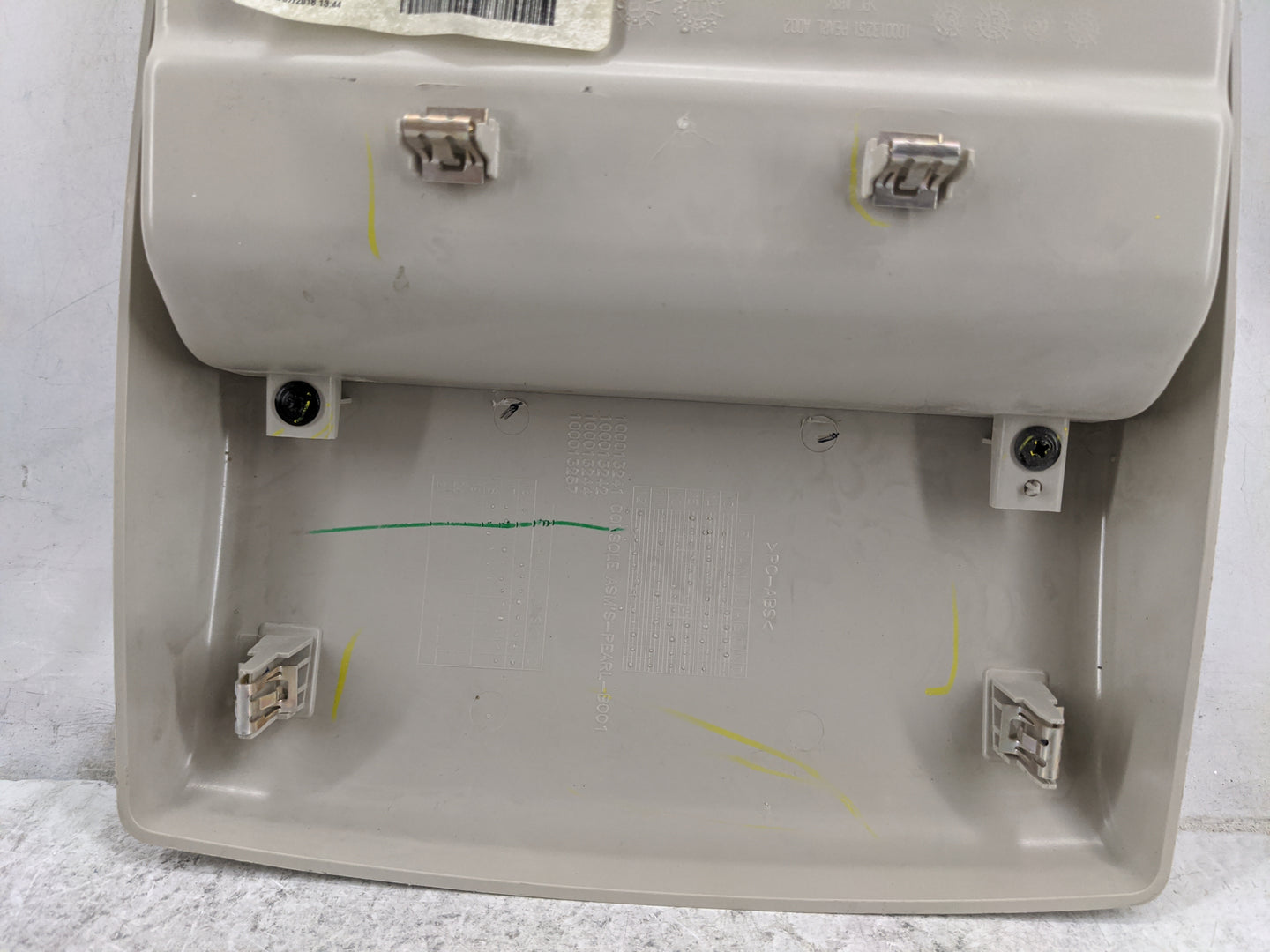 2018 Dodge Journey Overhead Roof Console Tan - Oemusedautoparts1.com