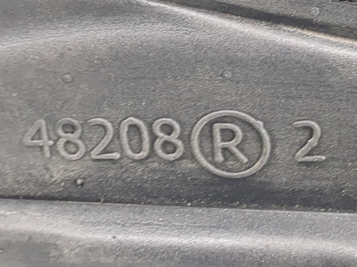 2018 Dodge Journey Passenger Right Side View Manual Door Mirror Black - Oemusedautoparts1.com
