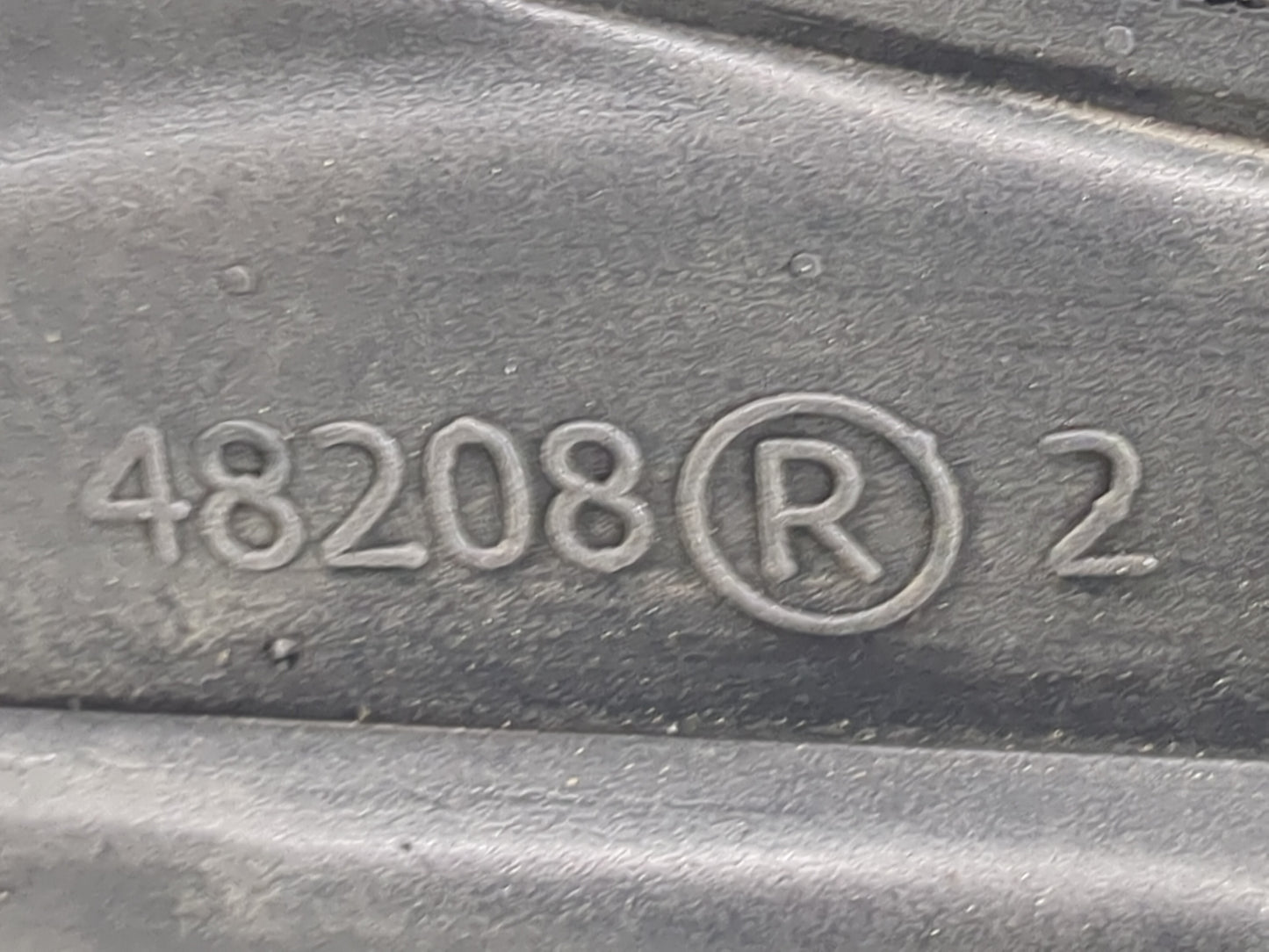 2018 Dodge Journey Passenger Right Side View Manual Door Mirror Black - Oemusedautoparts1.com