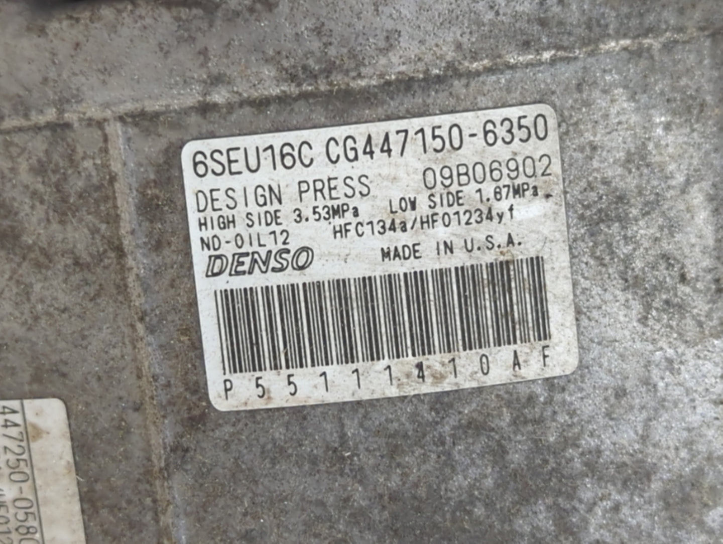 2009-2020 Dodge Journey Air Conditioning A/c Ac Compressor Oem - Oemusedautoparts1.com
