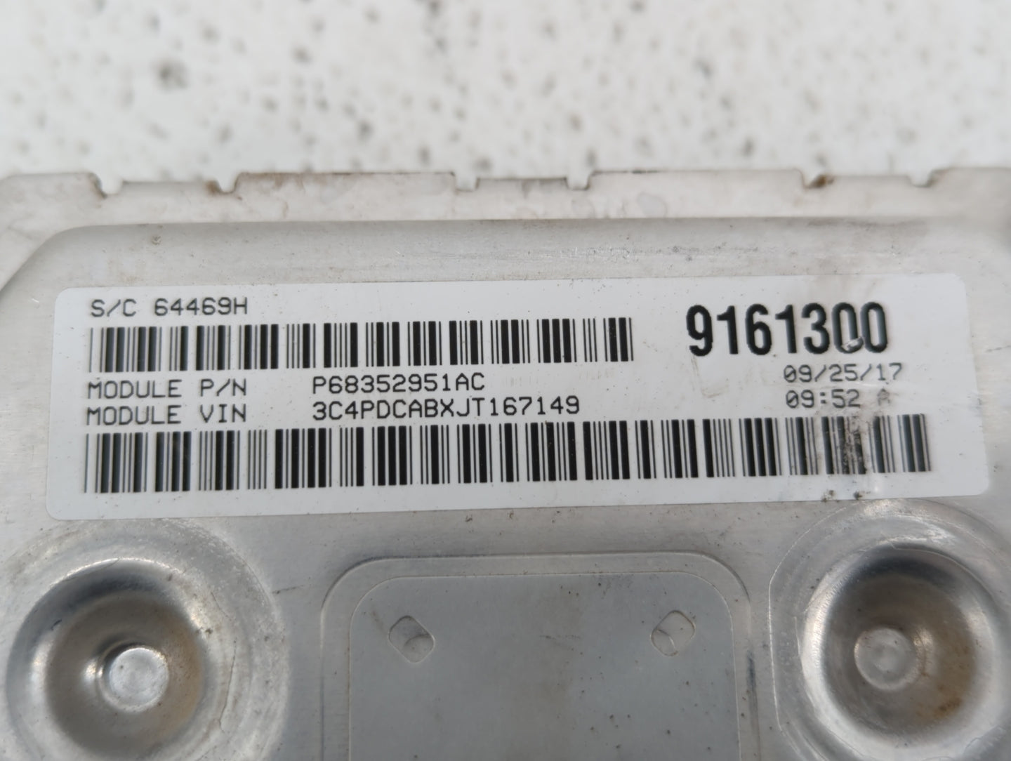 2016-2020 Dodge Journey PCM Engine Control Computer ECU ECM PCU OEM P/N:P68259127AB P68259127AA Fits Fits 2016 2017 2018 201